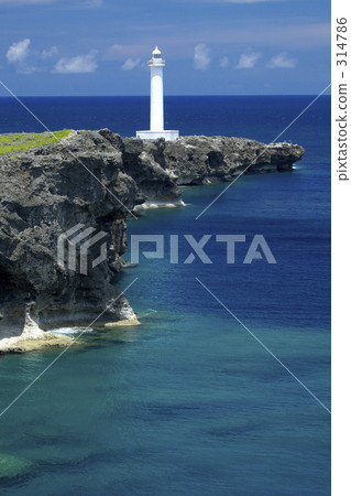 Shimofuku海角和燈塔 314786