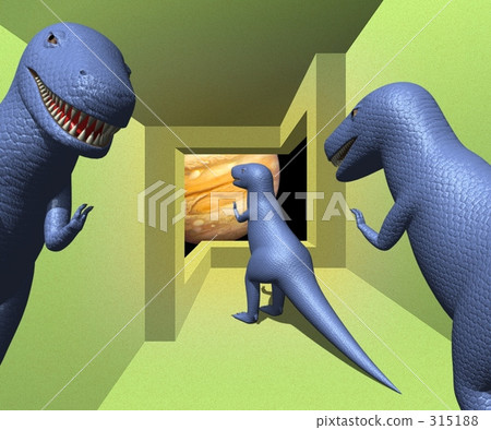 A room with a dinosaur 315188