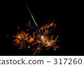 煙火煙花和松針 317260