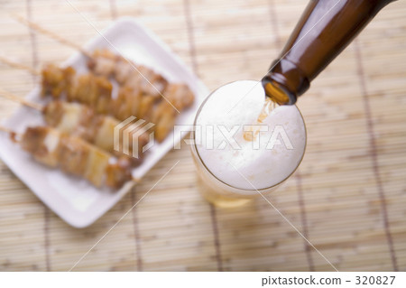 啤酒 扎啤 日式烤雞串 320827