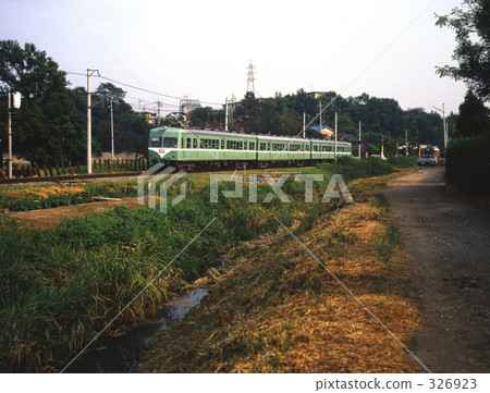 鐵路·私人鐵路Nagareyama電鐵昭和58年 326923