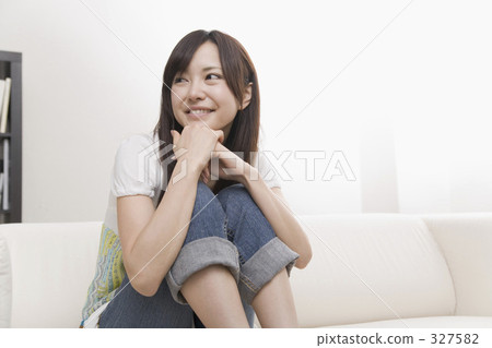 tank top, tank-top, Young female 327582