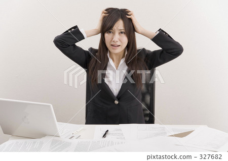 negative, a businesswoman, office girl 327682