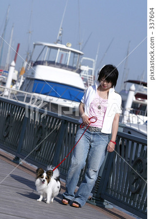 Walk with a dog 337604