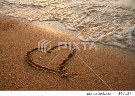 Sand letters ~ Heart ~ 342124