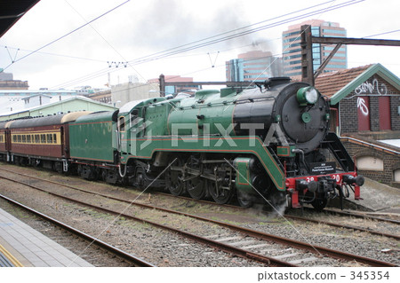 Overseas steam locomotive 3 Overseas steam locomotive 3 345354