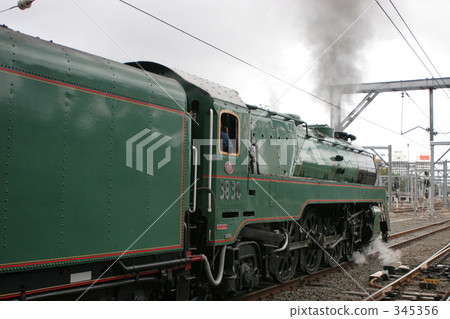 Overseas steam locomotive 4 345356