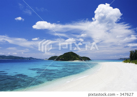 美麗的海灘在熱帶國家 347627