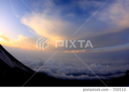 Fish swimming in the sea of clouds. 350510