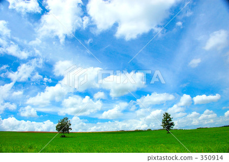 夏季素材 風景 天藍色 350914