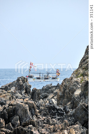 rocky stretch, setana, fishing boat 351141