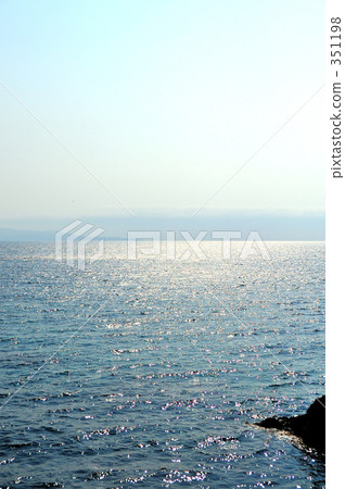 horizon, blue water, marine 351198