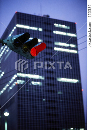 Signals and office buildings 353586