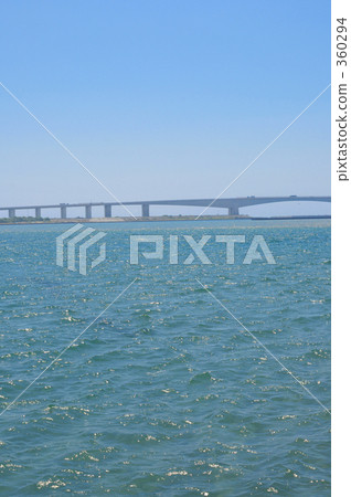 Hamana Bypass and Blue Lake Surface Desired from Hamana Lake Bentenjima 360294