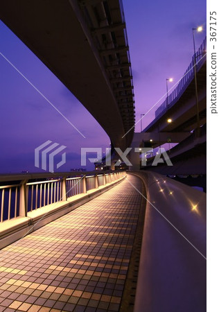 elevated bridge, foreground, metropolitan expressway 367175
