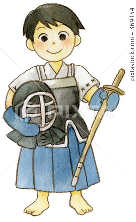 Kendo boy / Easy material collection CD-ROM Illustration Family vol.1 Kendo boy / Easy material collection CD-ROM Illustration Family vol.1 369154