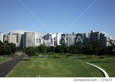 City distant view 374823