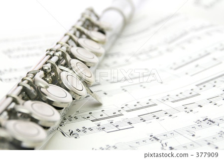 長笛和樂譜 長笛和樂譜 377909