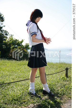 Shonan's Sailor Suit Girls High School Girl 379317