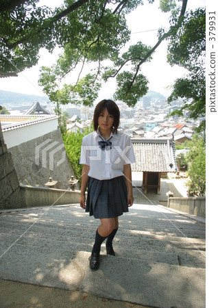 uniform, brown hair, hill 379931