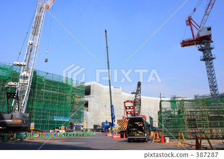 Highway construction site Highway construction site 387287