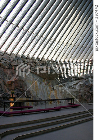 Temppeliaukkio church in Helsinki (stone church) Temppeliaukkio church in Helsinki (stone church) 397442