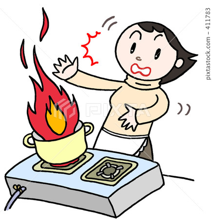 Fire and fire accident - Stock Illustration [411783] - PIXTA