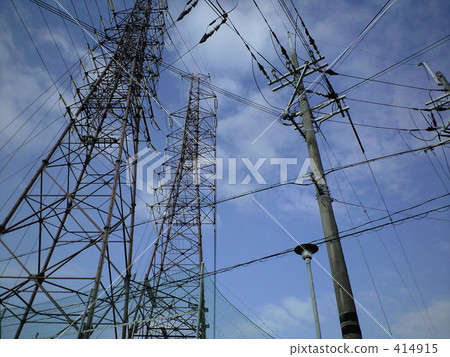 擁擠的電線 擁擠的電線 414915