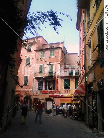 Italian world heritage Cinque Terre streets Italian world heritage Cinque Terre streets 419276