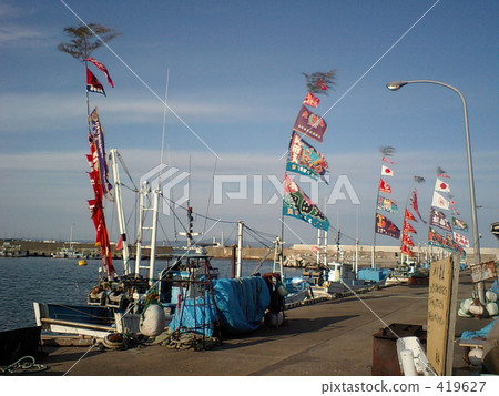 banner, flag, fishing port 419627
