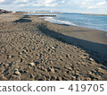 sandy beach, coast, seashore 419705