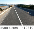 road, straight road, surface of the sea 419710