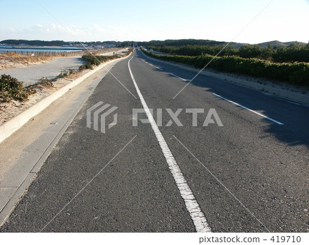 道路 直行道 海平面 419710