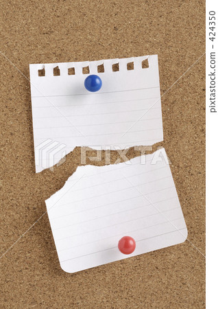 Torn memo paper Torn memo paper 424350