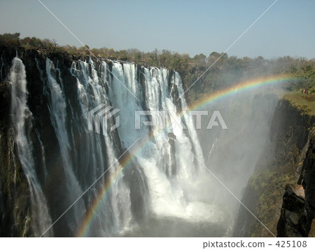 Rainbow and Victoria Falls 425108