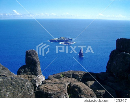 Bird ceremonial island Easter Island Chile Bird ceremonial island Easter Island Chile 425267