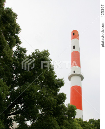 Trees and chimneys 425397