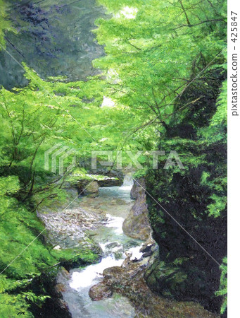 Canyon stream valley Canyon stream valley 425847