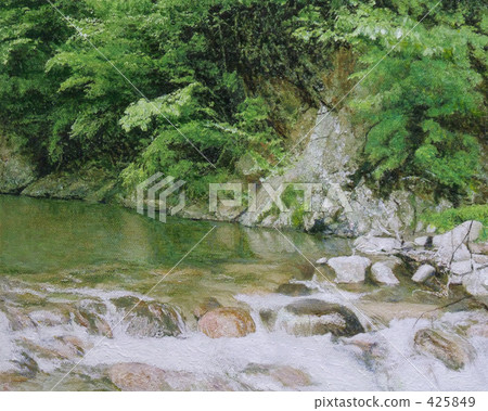Canyon stream valley Canyon stream valley 425849