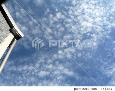 Sky to see from the empty veranda 431383