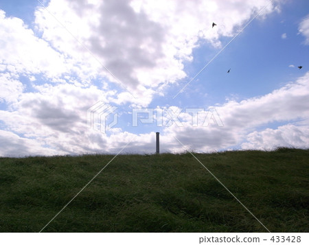bank, embankment, chimney 433428