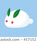 A snow rabbit A snow rabbit 457152