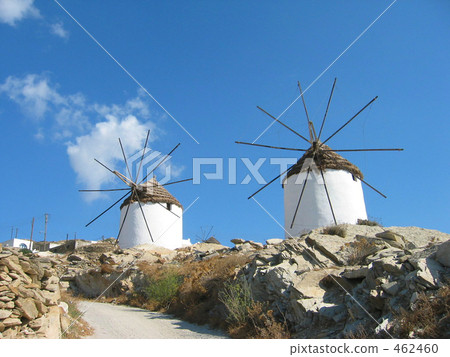 希臘島嶼風車 希臘島嶼風車 462460