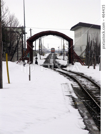 雪和鐵路軌道 雪和鐵路軌道 464435