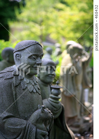 Arashiyama的石菩薩在京都 468432