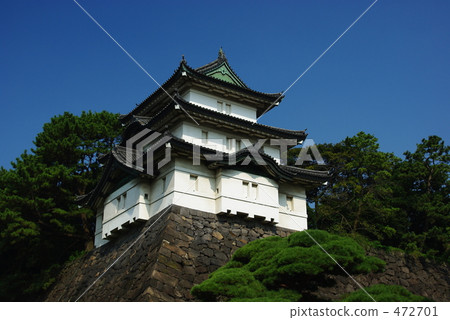 Sightseeing in Tokyo Imperial Palace Edo Castle Fujimi Ochi Nipponbare 472701