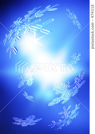 Crystal of snow	 474318
