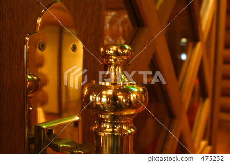 把手 門 黃金 475232