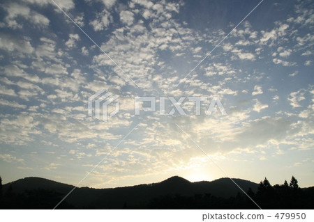 cirrocumulus cloud, sunrise, sunup 479950