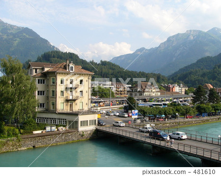 interlaken, switzerland, mountains 481610